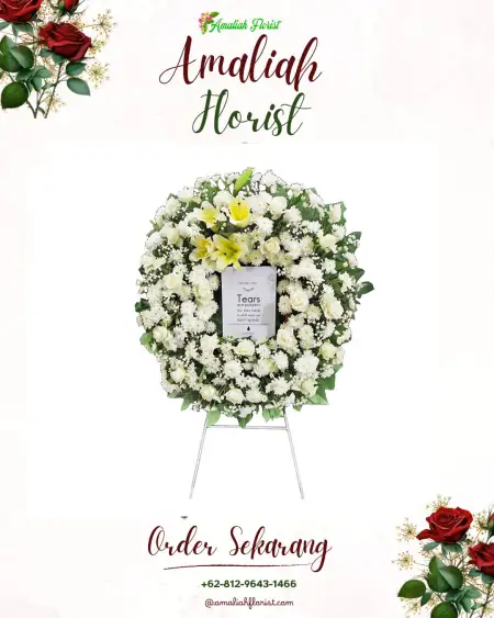 Krans Bunga Duka Minggir